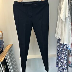 Talbots Navy 8 High-Waist Straight Straight-Leg Full-Length Sits above Waist